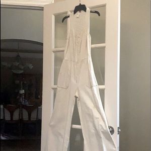 Vintage Crochet top Wide leg Jumpsuit 70s